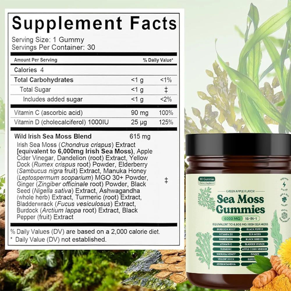 LIVANA Sea Moss Gummies