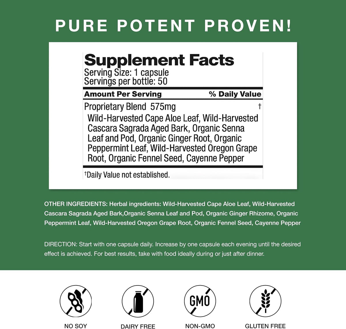 Dr. Schulze's Easy Go Herbal Supplement